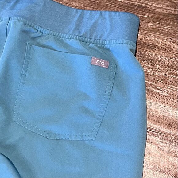 FIGS Zamora Scrub Pants Womens Size Large Blue Green Jogger W18SW2005 - Picture 13 of 14